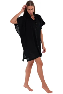 Cover-Ups<Sunsets Black Shore Thing Tunic