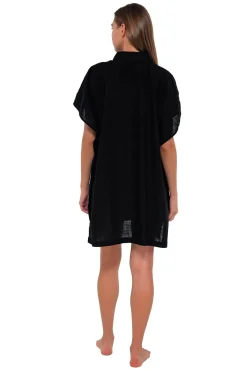 Cover-Ups<Sunsets Black Shore Thing Tunic