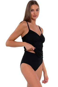 Tankinis<Sunsets Black Simone Tankini Top