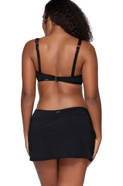 Swim Skirts<Sunsets Black Sporty Swim Skirt