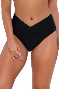 High-Waist<Sunsets Black Summer Lovin V-Front Bottom