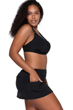 Plus Size|Bra-Sized<Sunsets Black Taylor Bralette Top