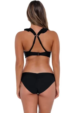 Plus Size|Bra-Sized<Sunsets Black Willa Wireless Top