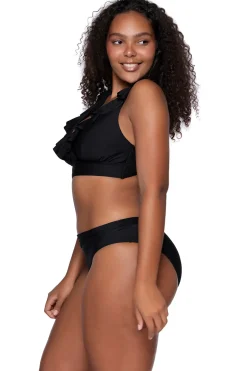 Plus Size|Bra-Sized<Sunsets Black Willa Wireless Top