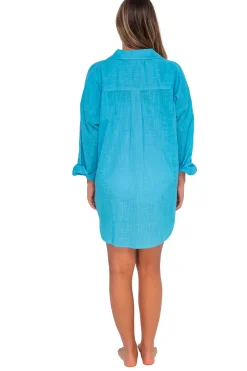 Cover-Ups<Sunsets Blue Bliss Delilah Shirt
