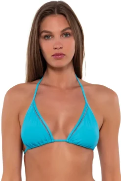 Bikini Tops<Sunsets Blue Bliss Laney Triangle Top