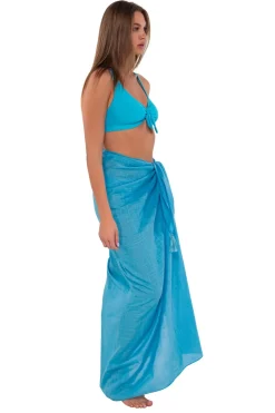 Cover-Ups<Sunsets Blue Bliss Paradise Pareo
