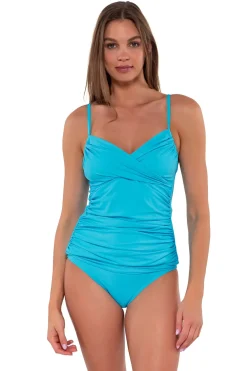 Tankinis<Sunsets Blue Bliss Simone Tankini Top