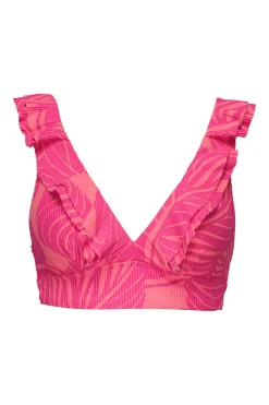 Plus Size|Wire-Free<Sunsets Blushing Palms Sandbar Rib Willa Wireless Top