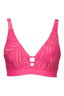 Plus Size|Underwire<Sunsets Blushing Palms Sandbar Rib Danica Top