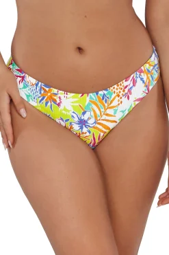 Low-Rise|Bikini Bottoms<Sunsets Botanical Bliss Sandbar Rib Collins Hipster Bottom