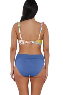 Plus Size|Wire-Free<Sunsets Botanical Bliss Sandbar Rib Willa Wireless Top