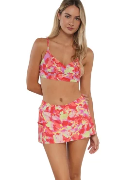 Plus Size<Sunsets Butterfly Beach Sporty Swim Skirt