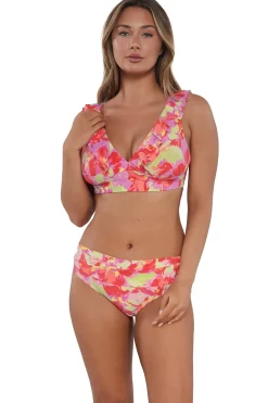 Plus Size|Bikini Bottoms<Sunsets Butterfly Beach Unforgettable Bottom