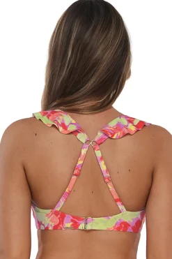 Plus Size|Wire-Free<Sunsets Butterfly Beach Willa Wireless Top