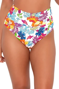 Plus Size|High-Waist<Sunsets Camilla Flora Hannah High Waist Bottom