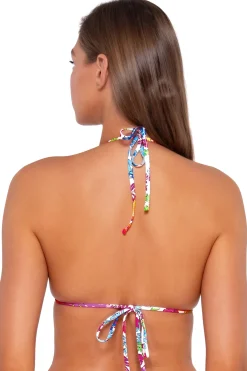 Wire-Free|Bikini Tops<Sunsets Camilla Flora Laney Triangle Top
