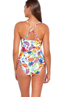 Wire-Free|Tankinis<Sunsets Camilla Flora Simone Tankini Top