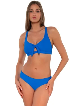 Bikini Tops<Sunsets Electric Blue Brandi Bralette Top