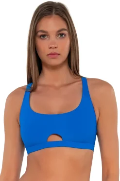 Bikini Tops<Sunsets Electric Blue Brandi Bralette Top