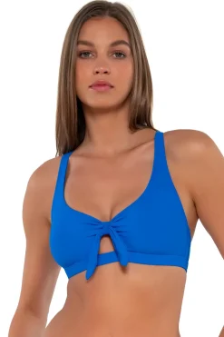 Bikini Tops<Sunsets Electric Blue Brandi Bralette Top