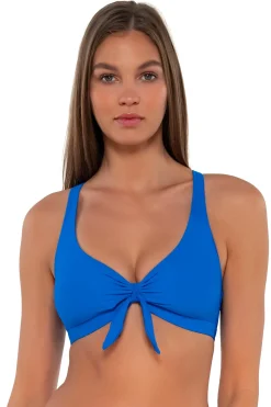 Bikini Tops<Sunsets Electric Blue Brandi Bralette Top