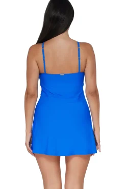 Swim Dress<Sunsets Electric Blue Naomi Swim Dress One Piece