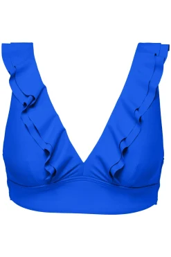 Plus Size|Wire-Free<Sunsets Electric Blue Willa Wireless Top