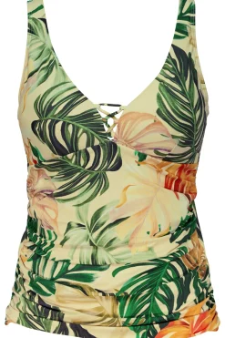 Plus Size|Underwire<Sunsets Escape Amber Oasis Emerson Tankini Top