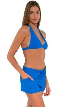 Swim Shorts<Sunsets Escape Electric Blue Laguna Swim Short