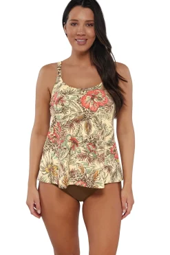Tankinis<Sunsets Escape Island Spice Jenna Tankini Top