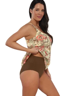 Tankinis<Sunsets Escape Island Spice Jenna Tankini Top