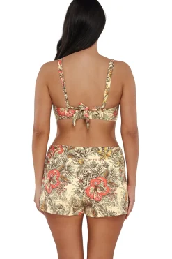 Plus Size<Sunsets Escape Island Spice Laguna Swim Short