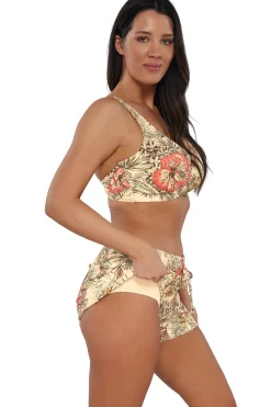 Plus Size<Sunsets Escape Island Spice Laguna Swim Short