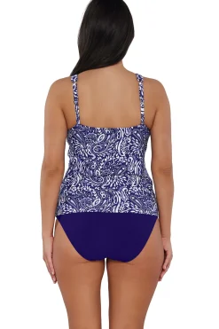 Plus Size|Underwire<Sunsets Escape Marina Emerson Tankini Top