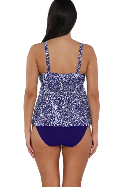 Plus Size|Underwire<Sunsets Escape Marina Marin Tankini Top