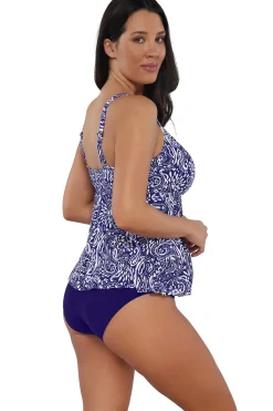 Plus Size|Underwire<Sunsets Escape Marina Marin Tankini Top