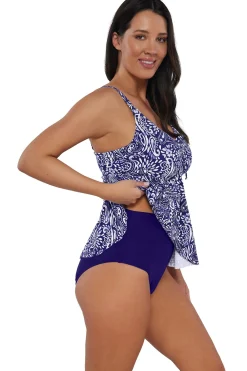 Plus Size|Underwire<Sunsets Escape Marina Marin Tankini Top