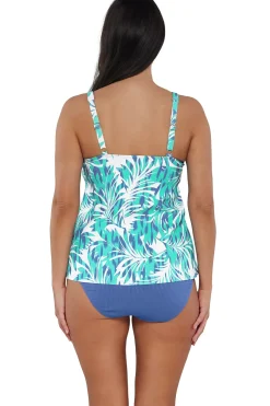 Tankinis<Sunsets Escape Sea Breeze Sandbar Rib Jenna Tankini Top