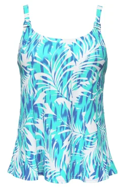 Tankinis<Sunsets Escape Sea Breeze Sandbar Rib Jenna Tankini Top