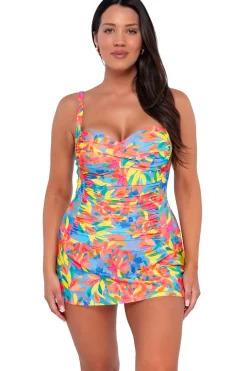 Swim Dress<Sunsets Escape Shoreline Petals Sienna Swim Dress