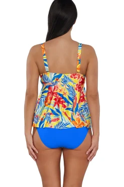 Plus Size|Underwire<Sunsets Escape Suncatcher Marin Tankini Top