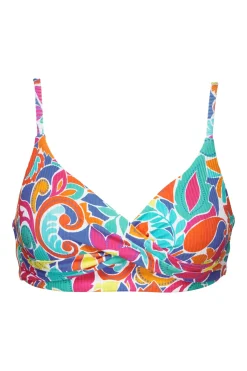 Wire-Free<Sunsets Festive Floral Sandbar Rib Lyla Bralette Top