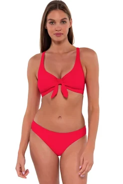 Bikini Tops<Sunsets Geranium Brandi Bralette Top