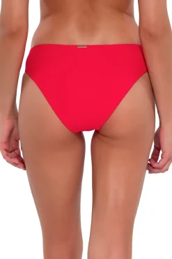 Low-Rise|Bikini Bottoms<Sunsets Geranium Collins Hipster Bottom