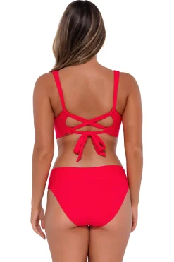 Plus Size|Bikini Tops<Sunsets Geranium Elsie Top