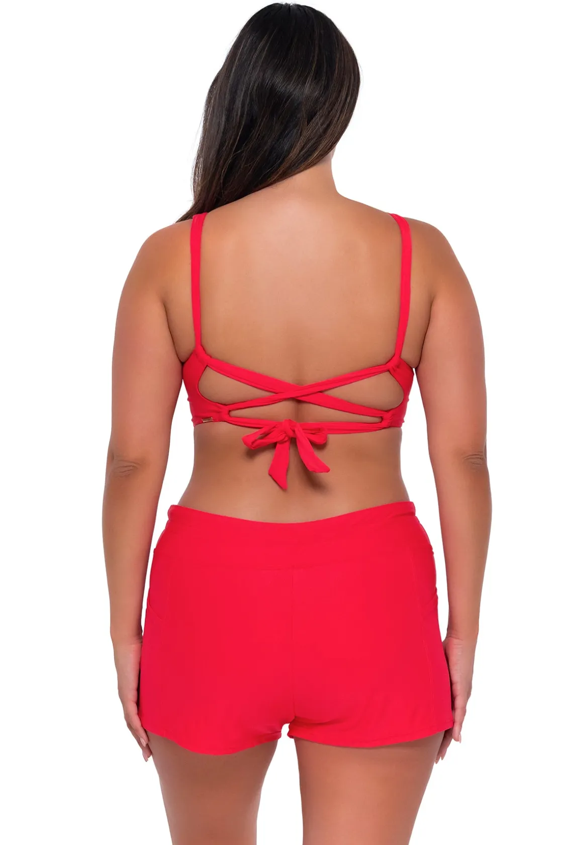 Plus Size|Bikini Tops<Sunsets Geranium Elsie Top