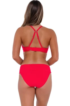 High-Waist<Sunsets Geranium Hannah High Waist Bottom