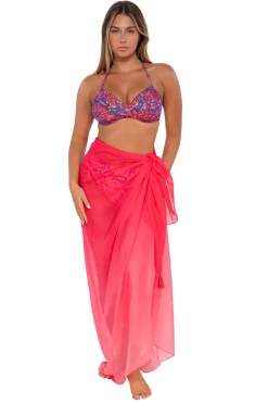 Cover-Ups<Sunsets Geranium Paradise Pareo