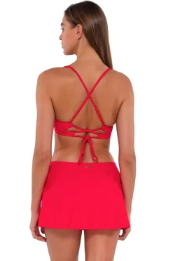 Swim Skirts<Sunsets Geranium Sporty Swim Skirt